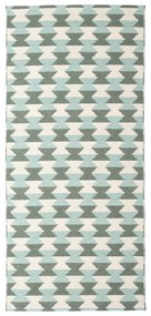 Зелена и тюркоазена пътека за открито и закрито 70x160 cm Dana Army – Pappelina