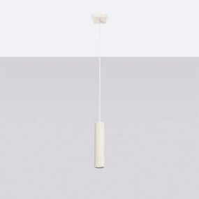 Кремаво висящо осветително тяло Gleam – Sollux