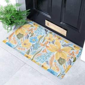 Изтривалка от PVC 40x70 cm Flowers – Artsy Doormats
