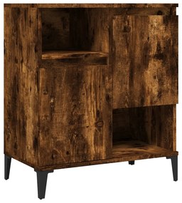821153 vidaXL Сайдборд, опушен дъб, 60x35x70 см, инженерно дърво