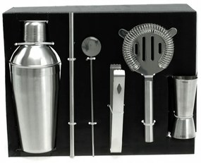 Комплект за коктейли Kinghoff KH 1392, 6 части, Инокс