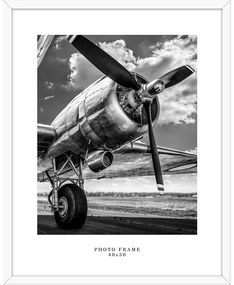 Бяла стенна рамка , 43 x 53 cm Floryda - Styler