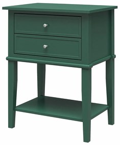 Зелено нощно шкафче Franklin – Støraa