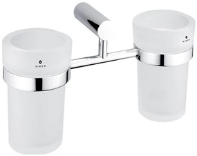 NIMCO BR 11058DW-26 - Стенен държач за четки BORMO матово стъкло/хром