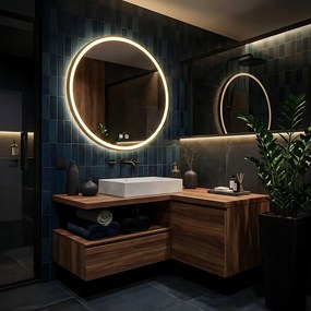 Огледало LED 90cm MMJ Gold