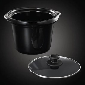 Втора ръка: Уред за бавно готвене Slow cooker Russell Hobbs 24180-56 Chalkboard, 3.5 литра, Керамичен съд, 3 програми, Черен