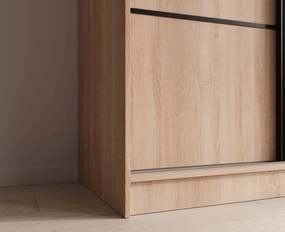 Гардероб Kalli 200 с плъзгащи-Sonoma - Mauro