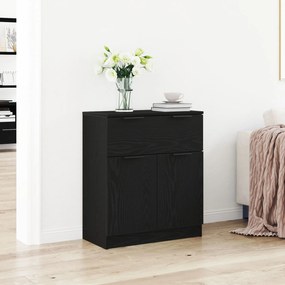 Sonata H Черен дъбов шкаф 60x30x70 см Инженерна дървесина