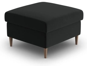 Черна кадифена табуретка Kyoto – Cosmopolitan Design