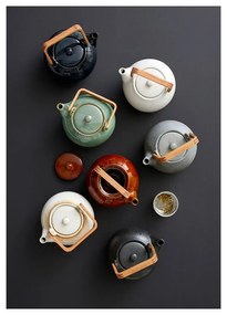 Зелен керамичен чайник с цедка 1,2 l Gastro Green – Bitz