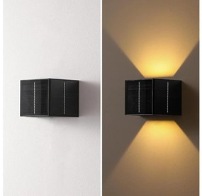 Brilagi - LED Соларен аплик SOLAR CUBE LED/2W/3,2V 1300 mAh IP54