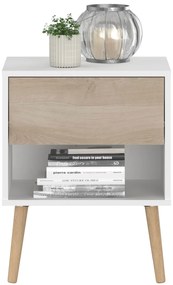 Нощно шкафче Randers-Fusiko-White