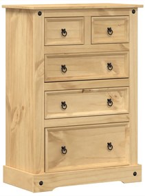 4005671 vidaXL Скрин Corona, 80x43x114 см, бор масив