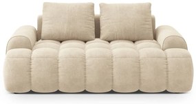 Бежов кадифен диван 175 cm Linz – Cosmopolitan Design