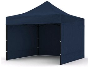 Тристенна парти палатка без прозорци Син 3m x 3m