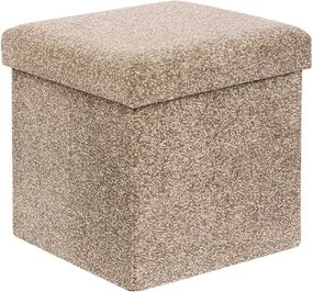 Пуф със съхранение atmosphera Oxia, Кафяв, 38x38 cm