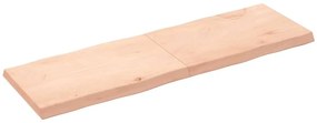 363905 vidaXL Плот за маса 160x50x(2-6) см необработено масивно дърво жив ръб