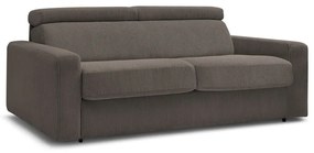 Сивo-кафяв разтегателен диван от рипсено кадифе 215 cm Monaco – Bobochic Paris