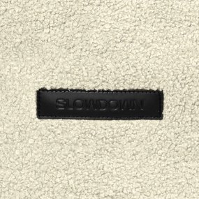 Кафяв детски пуф от букле Clip Clap 90 – SLOWDOWN