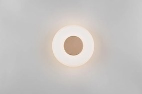 Бежова LED затъмняваща се стенна лампа ø 22 cm Celeste – Trio