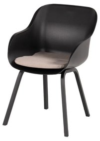 Черни пластмасови градински столове в комплект от 2 броя Le Soleil Element - Hartman