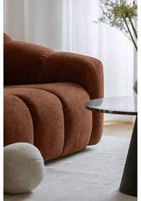 Теракотен ъглов диван (десен ъгъл/L форма) Shell – Miuform