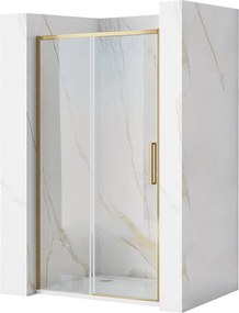 Врати за душ кабини REA Rapid Slide 110 Gold Brush