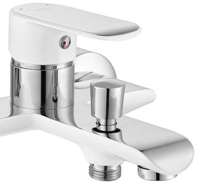 Смесител за вана REA BLOOM White Chrome