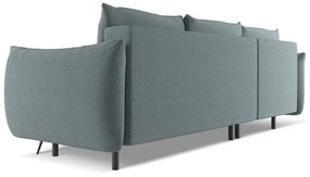 Светлосин ъглов диван (ляв ъгъл) Malie – Makamii