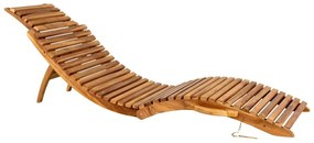 Градински шезлонг от тиково дърво Arrieta - House Nordic