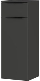 Висок висящ шкаф за баня в антрацитен цвят 36x93 cm Crandon - Germania