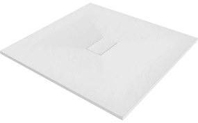 Mexen Hugo квадратен поддушов поднос SMC 100 x 100 cm, бял - 42101010