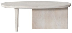 Масичка за кафе от масивно манго в естествен цвят 110x60 cm Seam – WOOOD