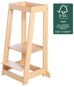 Бамбукова учебна кула в естествен цвят – Roba