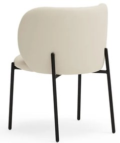 Бели тапицирани трапезни столове в комплект 2 бр. Mogi – Teulat