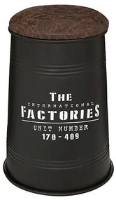 Пуф atmosphera Joao, Метал, Черен