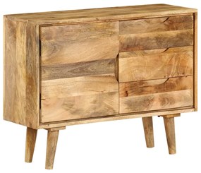 246789 vidaXL Шкаф, мангово дърво масив, 90x30x69 см
