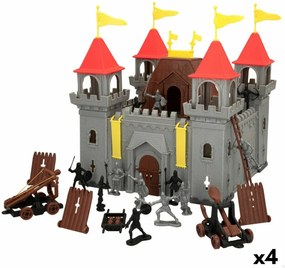 Строителна Игра Colorbaby Medieval Fighters 25 Части (4 броя)