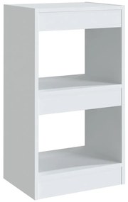 811601 vidaXL Библиотека/разделител за стая, бяла, 40x30x72 см