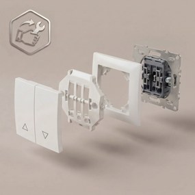 Ключ за Щори с Рамка OSTE JNH009-W WHITE