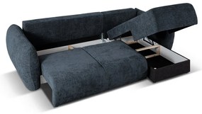 Тъмносин ъглов диван (десен ъгъл) Matera - Cosmopolitan Design