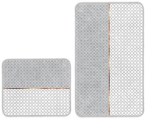 Сиви килими за баня в комплект 2 бр. 60x100 cm – Mila Home
