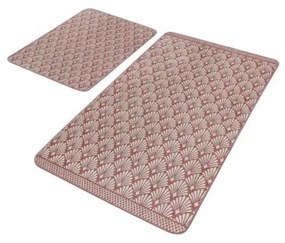 Кафяви кадифени килими за баня в комплект от 2 бр. 60x100 cm – Mila Home