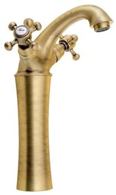 Стояща батерия за мивка в бронзов цвят Antea – Sapho