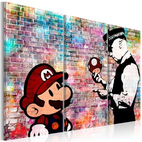 Платно печат - Rainbow Brick (Banksy) 120x80