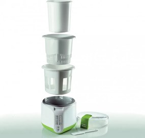 Уред за сирена и кисело мляко Ariete B-CHEESE 0615/00, 500W, 2 л, 6 програми, 90C, 6 индикатора, Бял/зелен