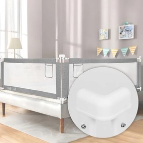 Предпазна преграда за легло 200см с регулируема височина