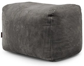 Пуф от рипсено кадифе в цвят мента Plus 70 Lounge – SLOWDOWN