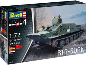 Revell - Сглобяем модел Съветски бронетранспортьор, БТР-50 ПК, 136 части R03313