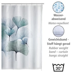 Завеса за душ, която може да се мие, 180 x 200 cm Ginkgo - Wenko